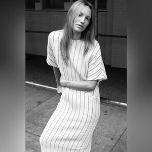 NWT Zara quilted dress